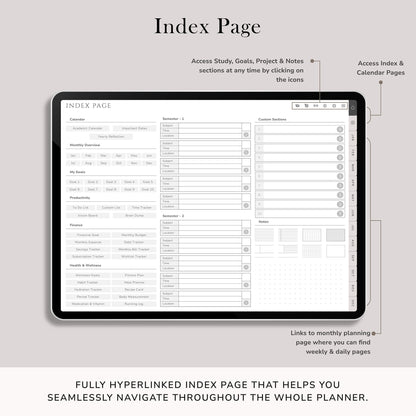 2024 All-in-One Student Planner