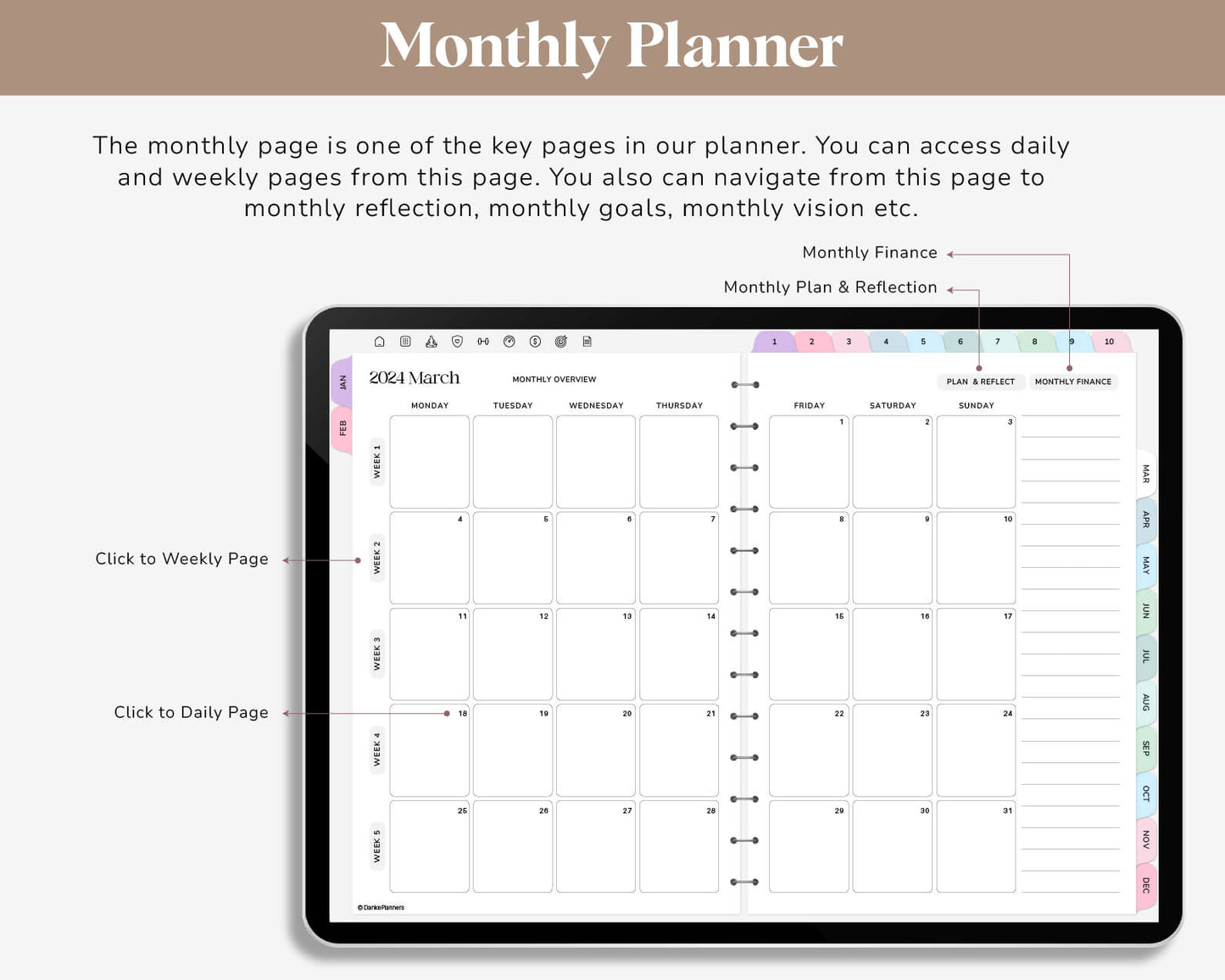 2024 Digital Planner - Landscape