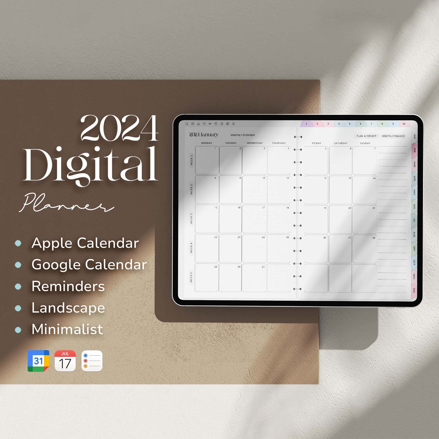 2024 Digital Planner - Landscape